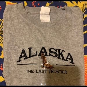 Grey Thrifted Alaska T-Shirt
